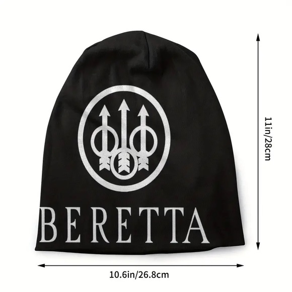 “Beretta” Logo Embroidered Beanie Unisex Skull Cap! - Picture 2 of 4